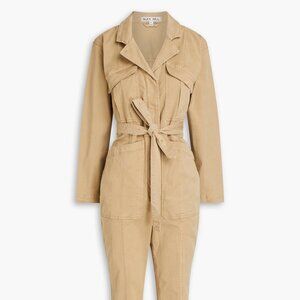 Alex Mill Expedition Cropped TENCEL™ Blend Twill Jumpsuit - Size Medium